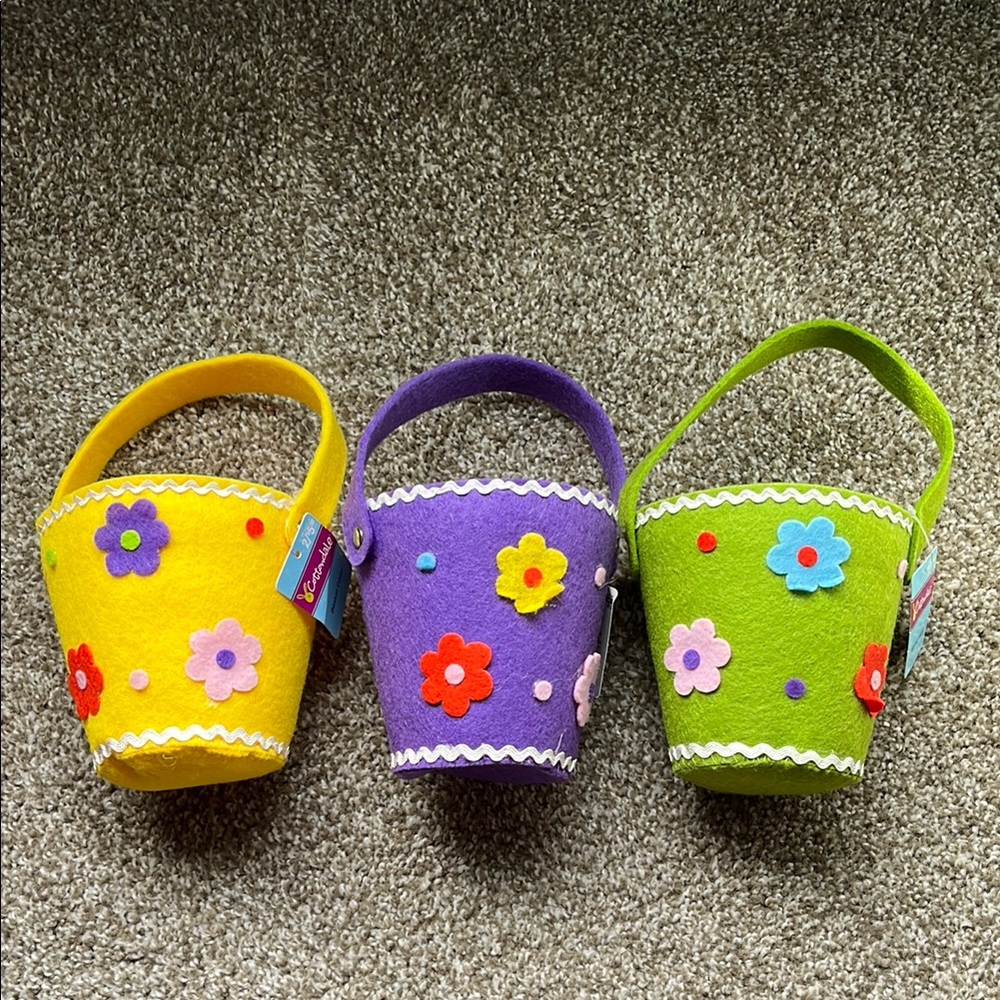 Cottondale - Colorful Felt Baskets